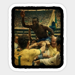 Pele is Hero Sticker